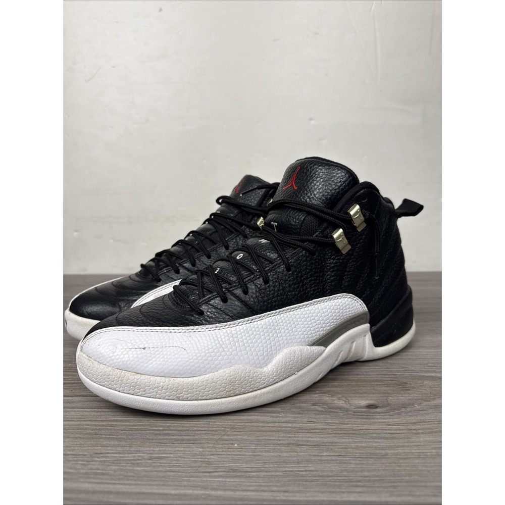 Air Jordan 12 Retro Playoff Black White CT8013-006 Men's Shoes Size 11